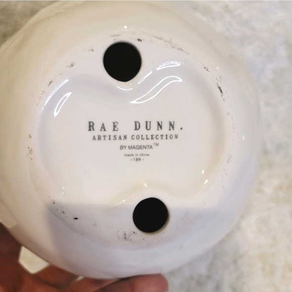 RARE RAE DUNN Gigantic Ceramic Easter, Spring Egg and Happy Easter Egg bundle - Picture 6 of 16